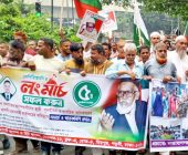 উর্দুভাষীদের পুনর্বাসন ও নিরাপত্তা সুনিশ্চিতে প্রধানমন্ত্রীর কার্যালয় অভিমুখে এসপিজিআরসি’র লংমার্চ ও স্মারকলিপি পেশ